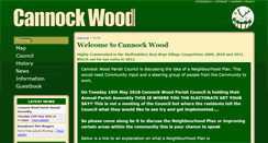 Desktop Screenshot of cannockwood.org