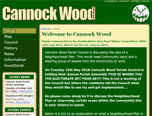 Tablet Screenshot of cannockwood.org